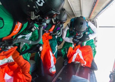 Irish Wingsuit team makes HALO record skydives at SkyDance SkyDiving in Davis California